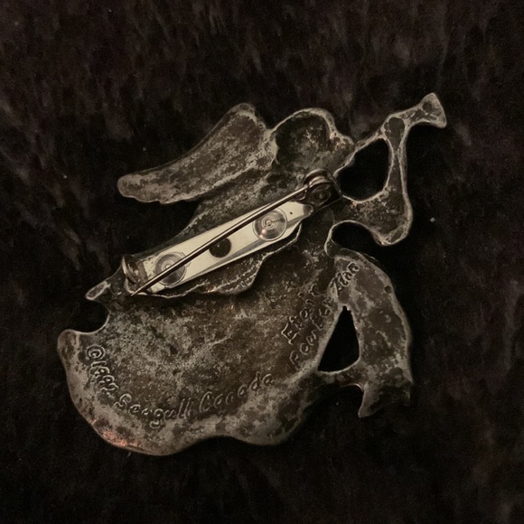 Seagull Pewter Angel with Trumpet - Picture 2 of 6